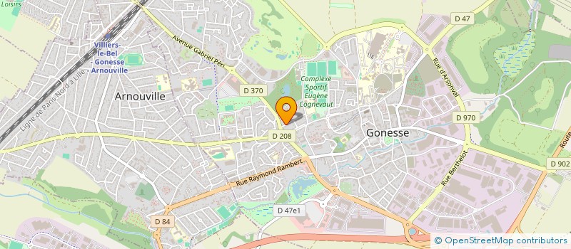 localisation de l'entreprise MONSIEUR DIYAR USTUNER à GONESSE