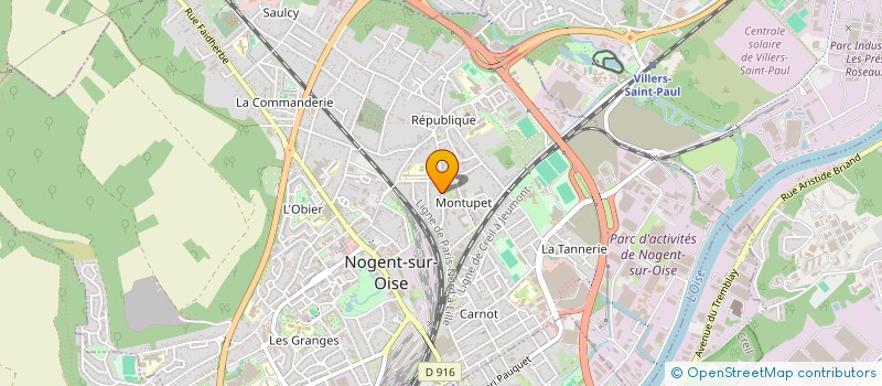 localisation de l'entreprise MONSIEUR DIYERBEK IMRAN  NOGENT-SUR-OISE