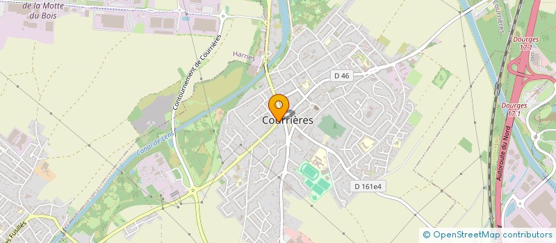 localisation de l'entreprise MONSIEUR DIZIER BARRAS  COURRIERES