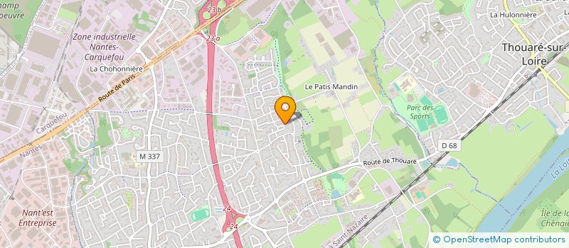 localisation de l'entreprise MONSIEUR DJAAFAR HEUS  SAINT-MALO