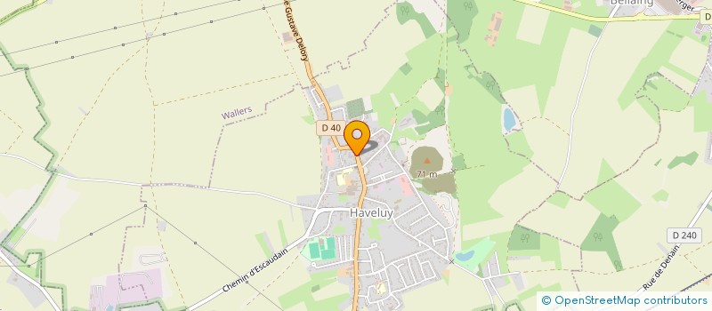 localisation de l'entreprise MONSIEUR DJABRINE LALAMI  HAVELUY