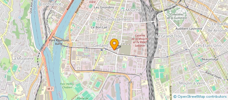 localisation de l'entreprise MONSIEUR DJADJIE JEAN DIGBEU  LYON