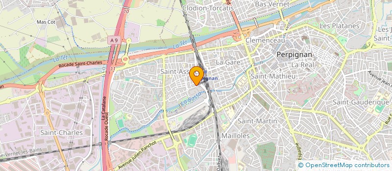 localisation de l'entreprise MONSIEUR DJAFAR KHERFOUCHE  PERPIGNAN