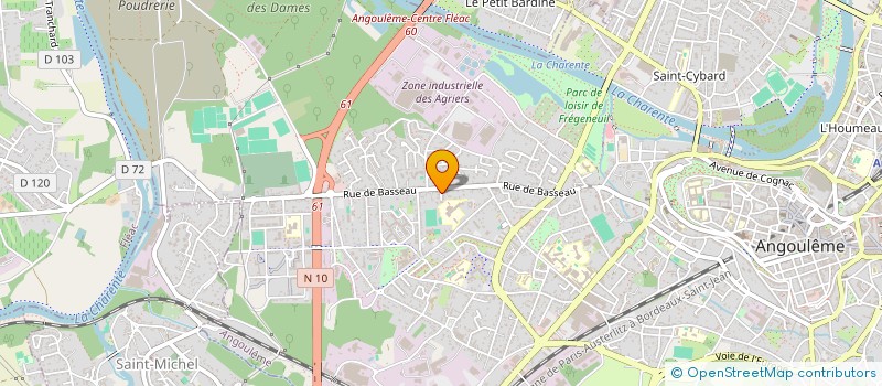 localisation de l'entreprise MONSIEUR DJAFAR SLIM à ANGOULEME