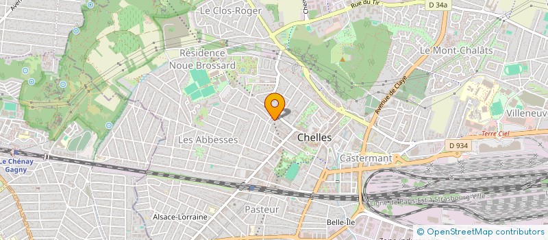 localisation de l'entreprise MONSIEUR DJAFAR SLIMANI  CHELLES