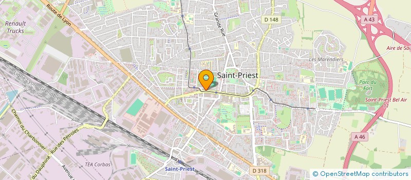 localisation de l'entreprise MONSIEUR DJAFEL OZLU  SAINT-PRIEST