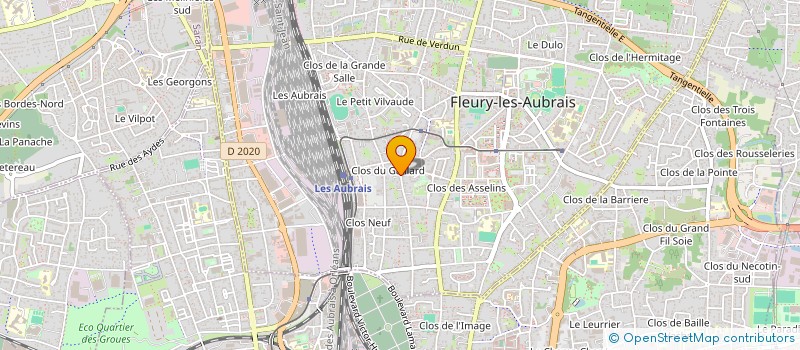 localisation de l'entreprise MONSIEUR DJAFER OUALI à FLEURY-LES-AUBRAIS