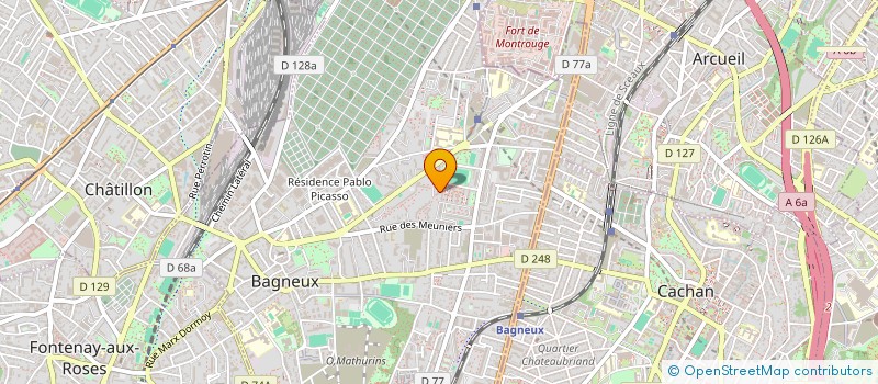 localisation de l'entreprise MONSIEUR DJAFFAR ABDAT à BAGNEUX