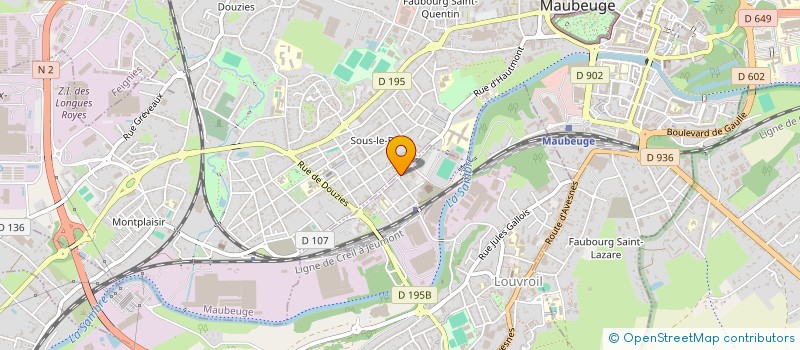 localisation de l'entreprise MONSIEUR DJAFFAR AISSAR  LOUVROIL