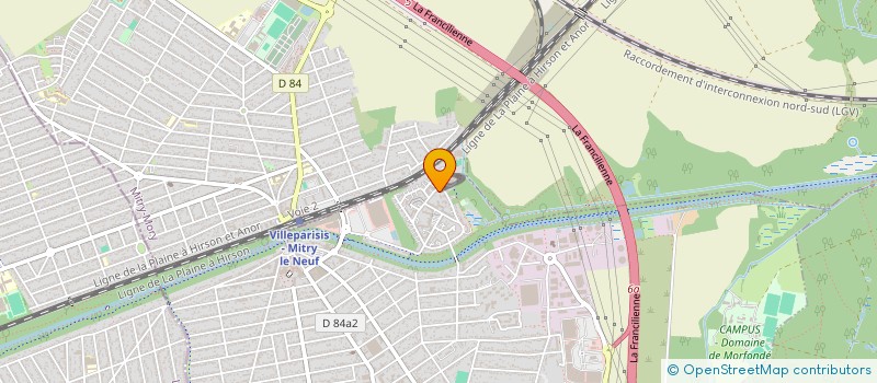 localisation de l'entreprise MONSIEUR DJAFFAR ALIM  VILLEPARISIS