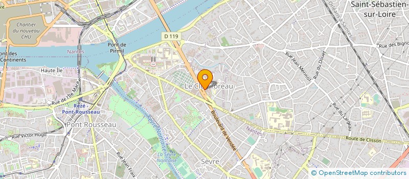 localisation de l'entreprise MONSIEUR DJAFFAR BACHIR CHERIF à NANTES