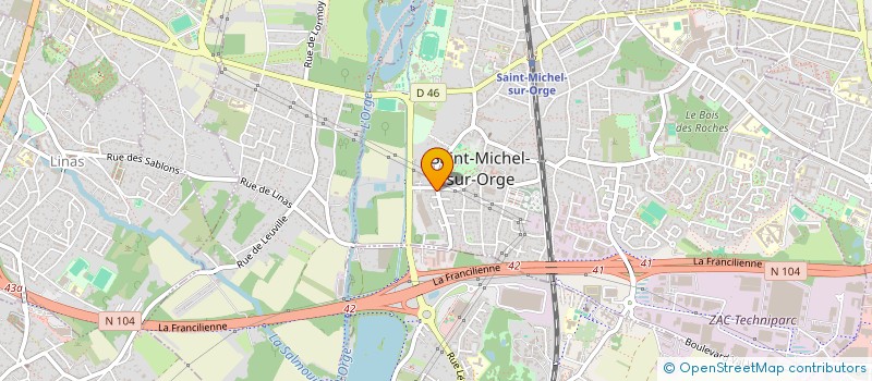 localisation de l'entreprise MONSIEUR DJAFFAR BELKADI à SAINT-MICHEL-SUR-ORGE