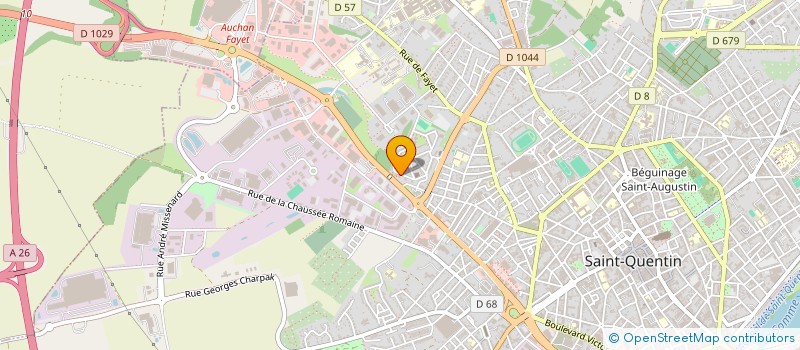 localisation de l'entreprise MONSIEUR DJAFFAR BENNANE à SAINT-QUENTIN