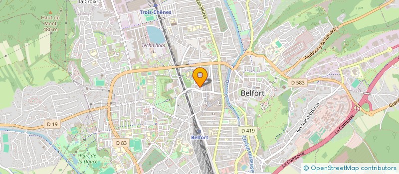 localisation de l'entreprise MONSIEUR DJAFFAR GOURARI à BELFORT