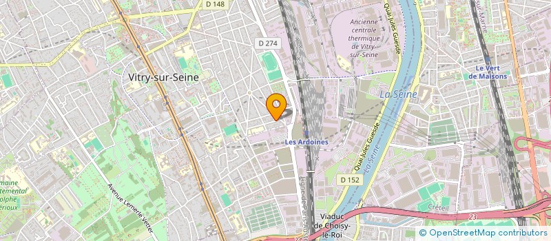 localisation de l'entreprise MONSIEUR DJAFFAR SADOUDI  VITRY-SUR-SEINE