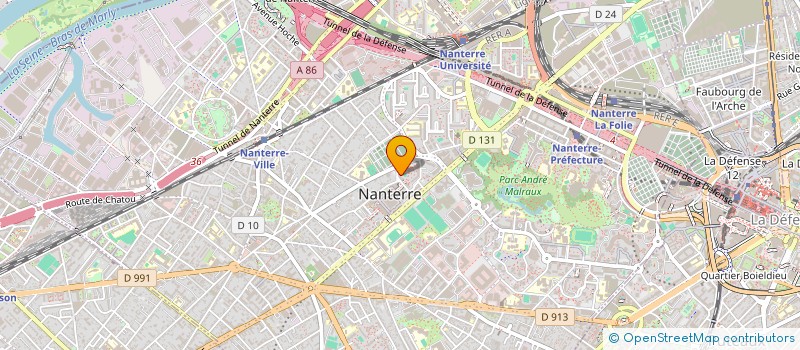 localisation de l'entreprise MONSIEUR DJAHBARRY ZAHI  COURBEVOIE