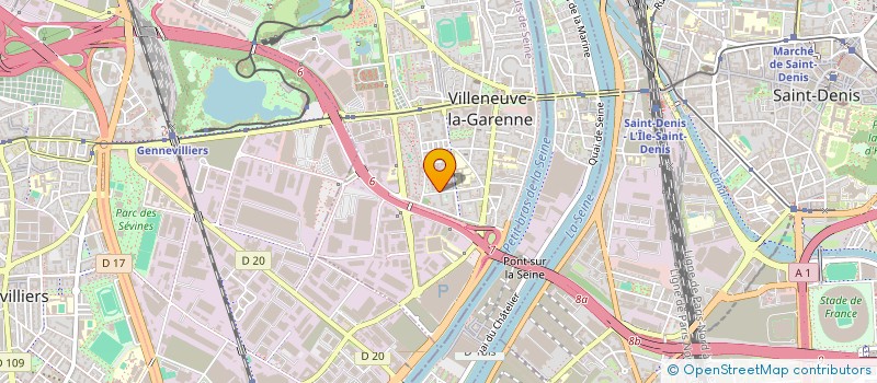 localisation de l'entreprise MONSIEUR DJAHID AIT KHELIFA à VILLENEUVE-LA-GARENNE