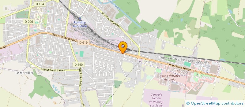 localisation de l'entreprise MONSIEUR DJAHREL JEAN LUCIANO LENOGUE  ROMILLY-SUR-SEINE