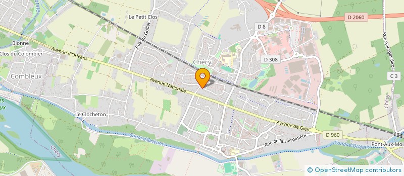 localisation de l'entreprise MONSIEUR DJAID KHERKHACHE à CHECY