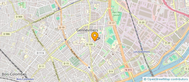 localisation de l'entreprise MONSIEUR DJAIDE-DAHO BENAMARA à GENNEVILLIERS