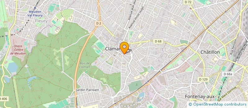 localisation de l'entreprise MONSIEUR DJAKARIDIA KOUYATE à CLAMART