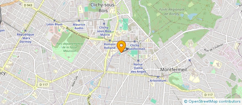 localisation de l'entreprise MONSIEUR DJAKARIYAOU BATHILY à CLICHY-SOUS-BOIS