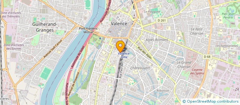 localisation de l'entreprise MONSIEUR DJAKARTA QUATTRA  VALENCE