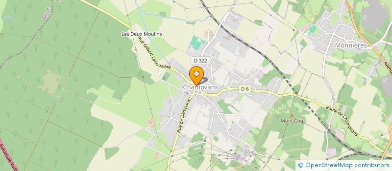 localisation de l'entreprise MONSIEUR DJAKO NANDJUI  CHAMPVANS