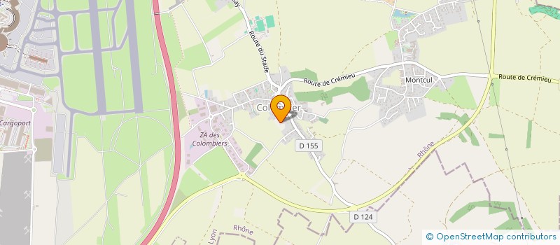 localisation de l'entreprise MONSIEUR DJALAL AKAKBA  COLOMBIER-SAUGNIEU