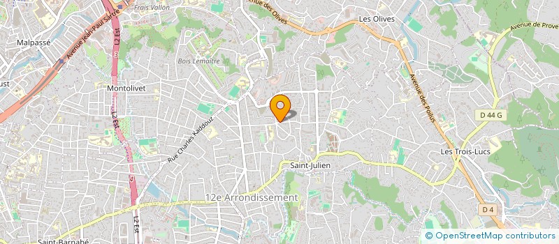 localisation de l'entreprise MONSIEUR DJALAL BOUACHA à MARSEILLE