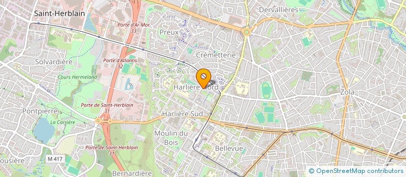 localisation de l'entreprise MONSIEUR DJALAL BOUMAHROUK à SAINT-HERBLAIN