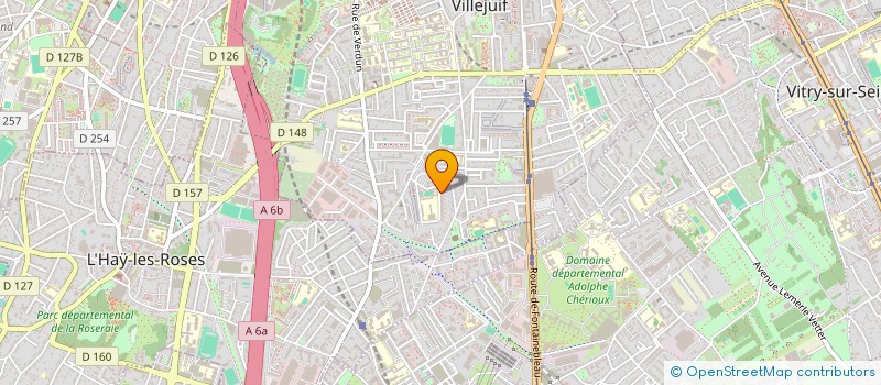localisation de l'entreprise MONSIEUR DJALAL KOUITA à VILLEJUIF