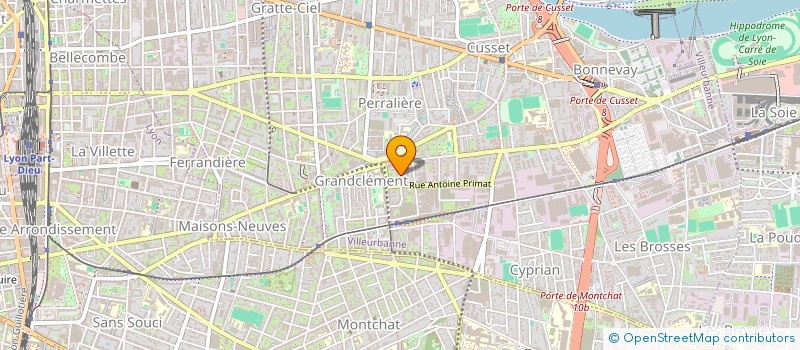 localisation de l'entreprise MONSIEUR DJALAL SAHRAOUI  VILLEURBANNE