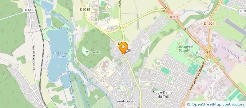 localisation de l'entreprise MONSIEUR DJALAL SAIM  BEAUVAIS