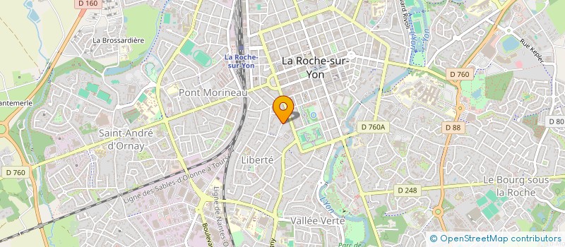 localisation de l'entreprise MONSIEUR DJALEL MEFTAH à LA ROCHE-SUR-YON