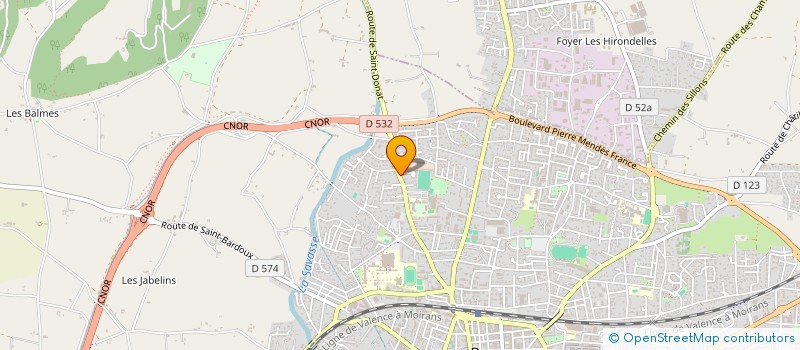 localisation de l'entreprise MONSIEUR DJALIL DEHDOUH  ROMANS-SUR-ISERE