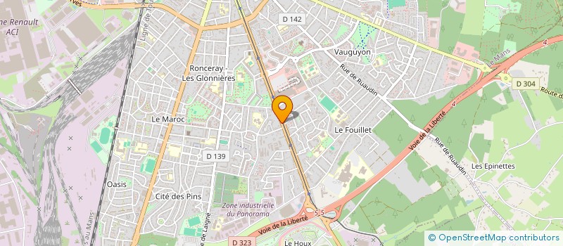 localisation de l'entreprise MONSIEUR DJALIL NACCACHE à LE MANS