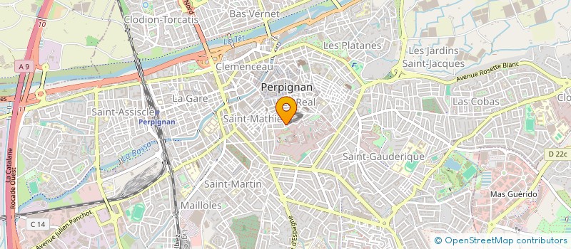 localisation de l'entreprise MONSIEUR DJALLAL RAHMOUNE  PERPIGNAN