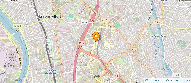 localisation de l'entreprise MONSIEUR DJALLEL DEGHIMA  CRETEIL