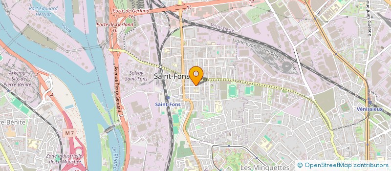 localisation de l'entreprise MONSIEUR DJALLEL EDDINE BEN MEDJENNEH  SAINT-FONS