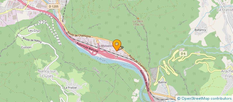 localisation de l'entreprise MONSIEUR DJALLEL HAREK  CLUSES