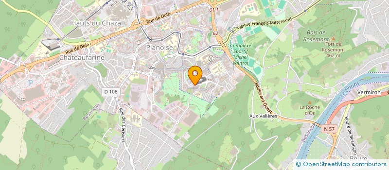 localisation de l'entreprise MONSIEUR DJALLEL KHOMS  BESANCON