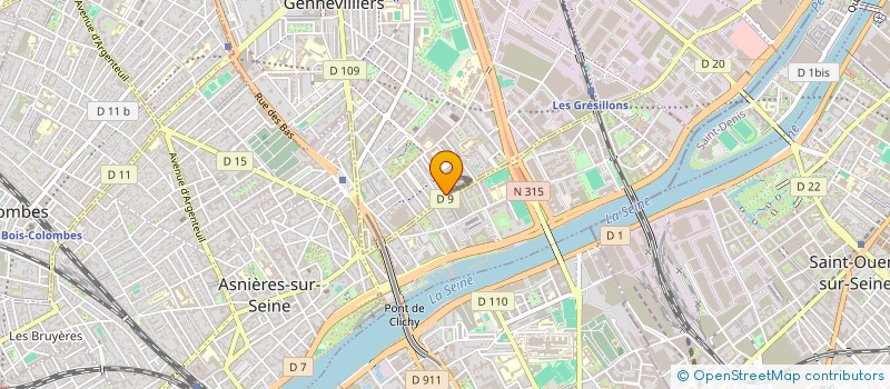 localisation de l'entreprise MONSIEUR DJALLELEBBILE BENELOUEZZANE à GENNEVILLIERS