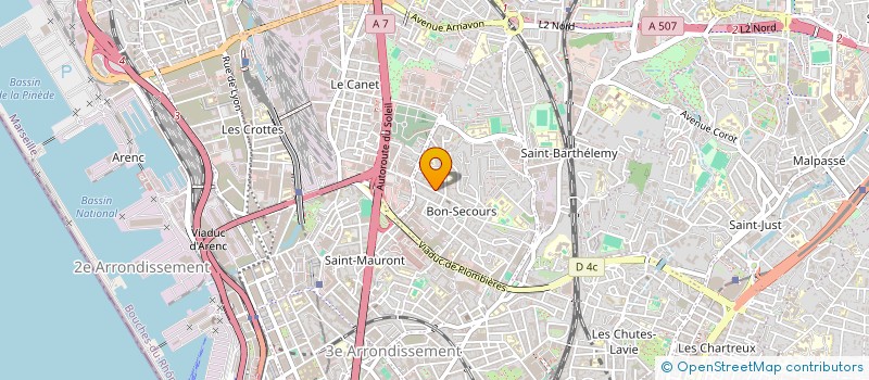 localisation de l'entreprise MONSIEUR DJALOUDINE BACAR à MARSEILLE