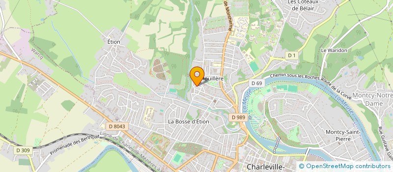 localisation de l'entreprise MONSIEUR DJAMAL AIT-GACEM à CHARLEVILLE-MEZIERES
