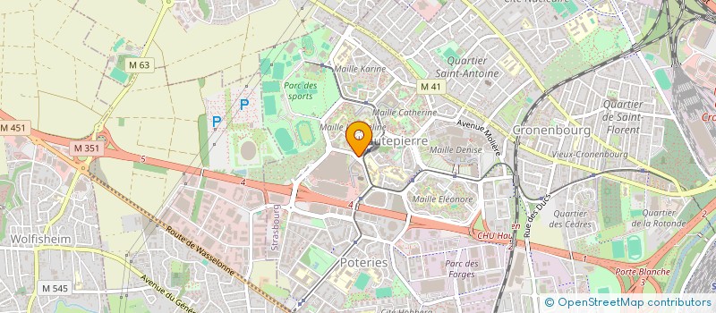 localisation de l'entreprise MONSIEUR DJAMAL AIT IKHLEF à STRASBOURG