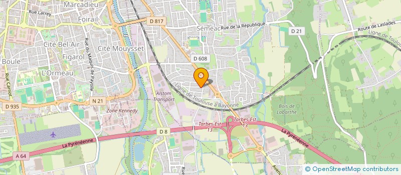 localisation de l'entreprise MONSIEUR DJAMAL AJAMYAN  SEMEAC