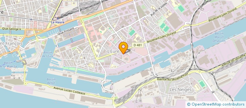 localisation de l'entreprise MONSIEUR DJAMAL AKROUR à LE HAVRE