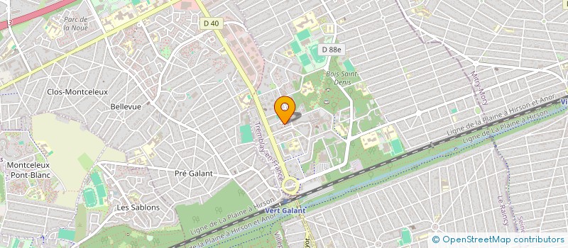 localisation de l'entreprise MONSIEUR DJAMAL AMZAL  TREMBLAY-EN-FRANCE