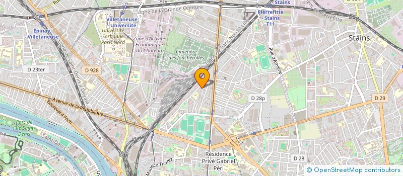 localisation de l'entreprise MONSIEUR DJAMAL ARAR  SAINT-DENIS